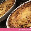 AUFLAUF MIT LAUCH, HACKFLEISCH UND KARTOFFEL